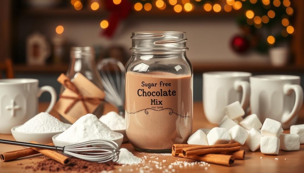 Homemade sugar-free hot chocolate mix