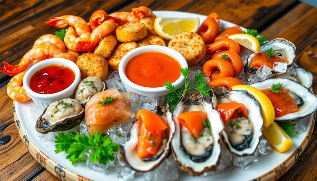 Seafood appetizers