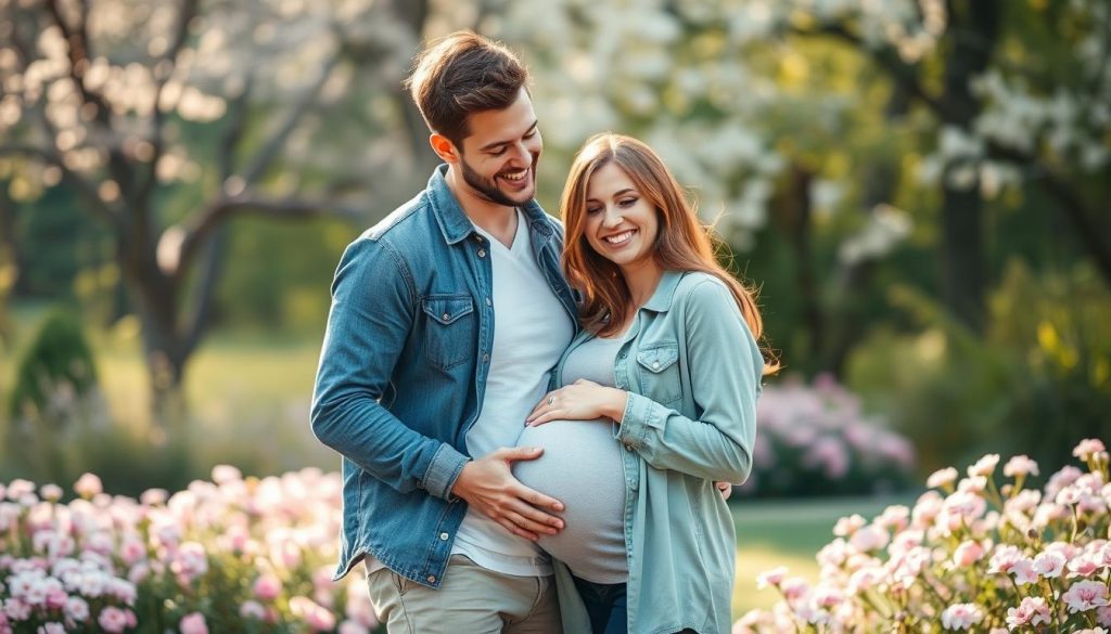 couple maternity photos