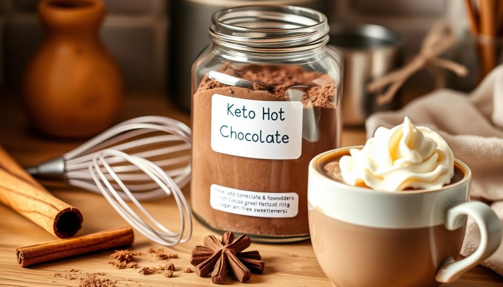 homemade keto hot chocolate mix
