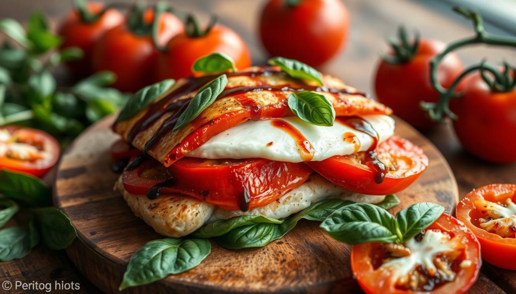 layered chicken dish