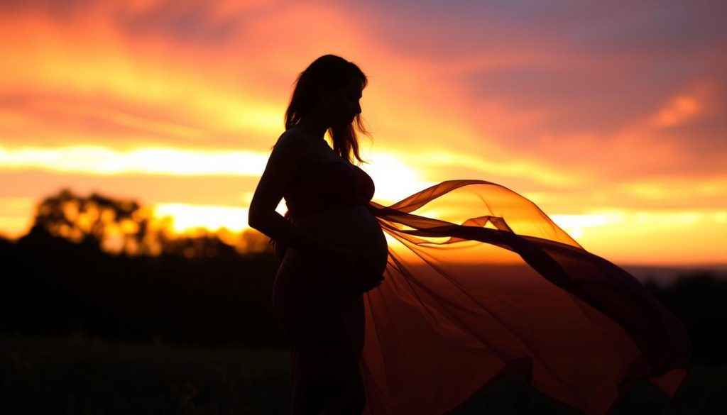 maternity silhouette photos