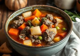 old fashioned vegetable beef soup recipe