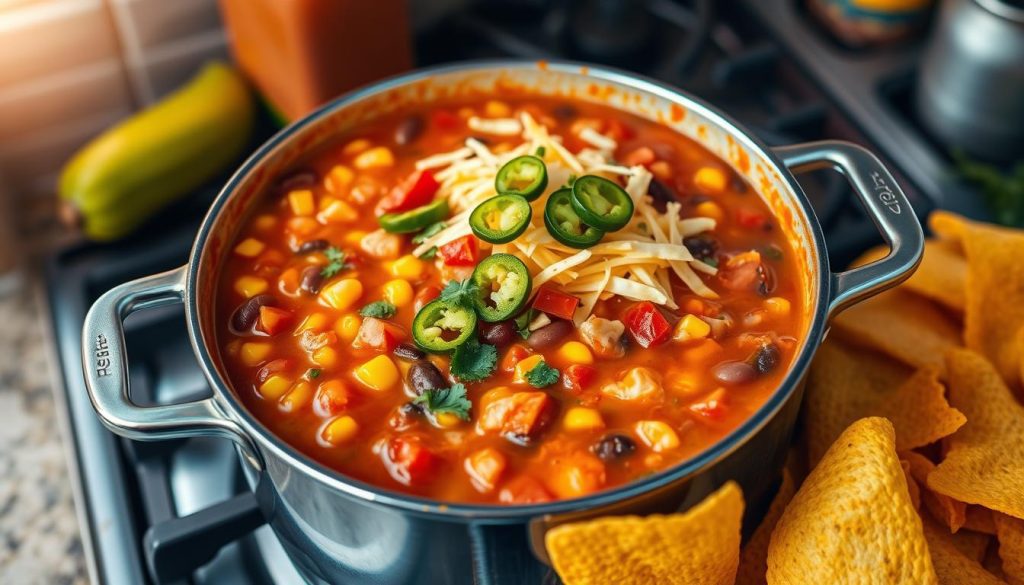 stovetop taco soup